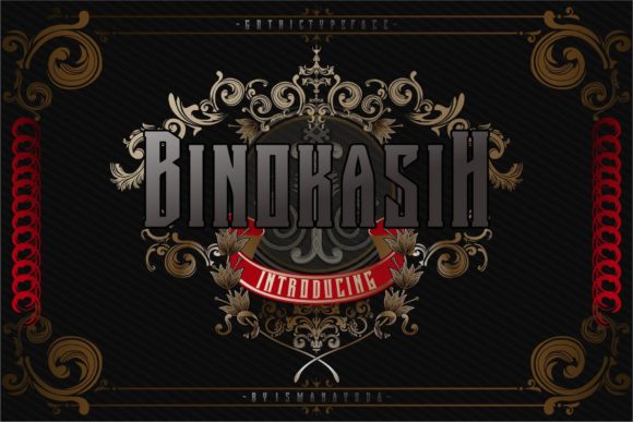 Binokasih: A Bold Blackletter for Modern Creators