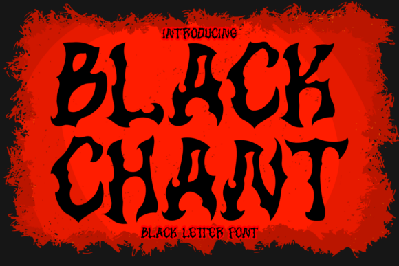 Black Chant: Commanding Gothic Typography for Bold Projects
