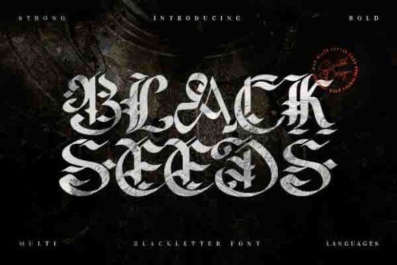 Blackseeds: The Vintage Blackletter Font for Bold Projects