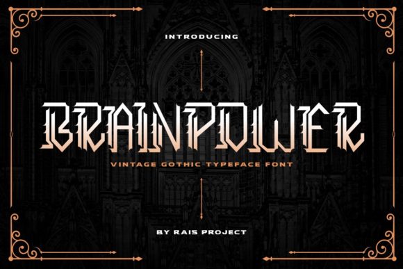 Brainpower: The Gothic Blackletter Font for Bold Branding