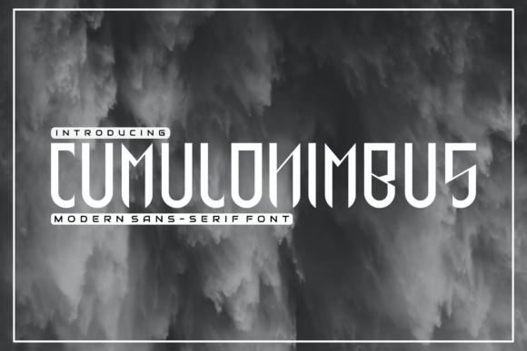 Cumulonimbus: The Blackletter Font for Modern Edge