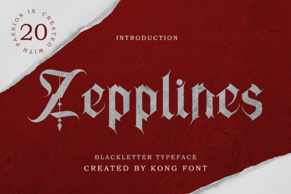 Discovering Zepplines: A Modern Blackletter Revival