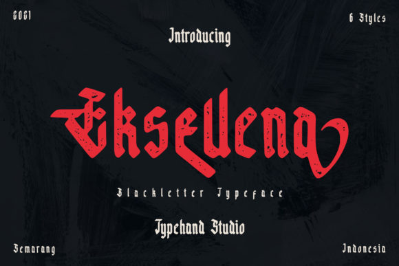 Eksellena: Unleashing Bold Blackletter for Modern Brands