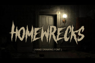 Homewrecks: The Heavy-Metal Blackletter Font for Horror Projects