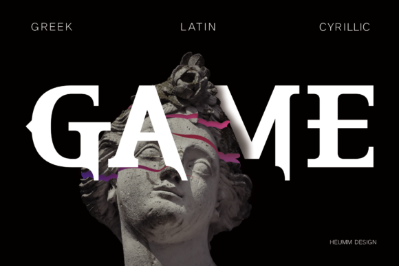 Hu Thegame: The Blackletter Typeface for Bold, Fearless Design