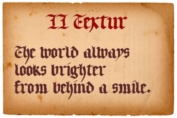 LL Textur: A Blackletter Font with Authentic Vintage Charm