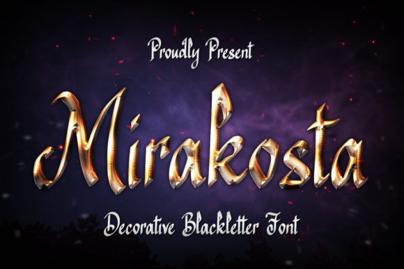 Mirakosta: Crafting Authentic Character with a Blackletter Revival