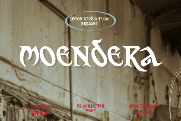 Moendera: Unleashing Gothic Elegance in Your Design Projects