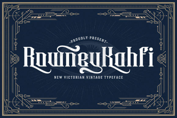 Rowney Kahfi: A Bold Blackletter for Modern Design
