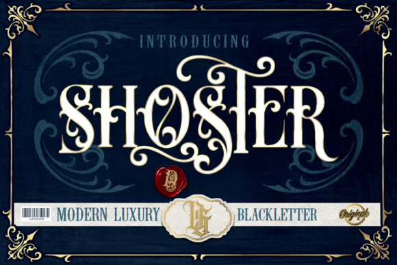 Shoster: The Victorian Blackletter Font for Authentic Design