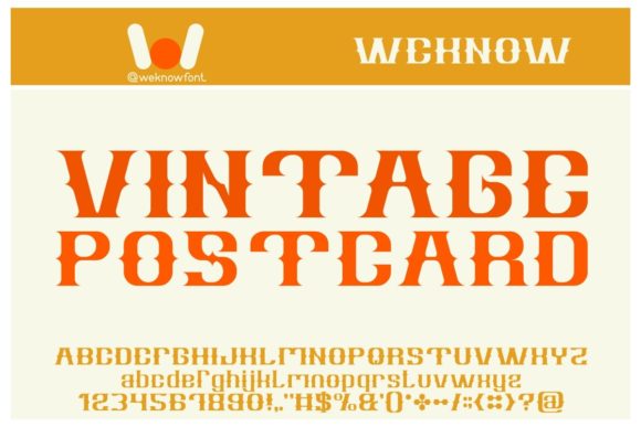 Unlocking Vintage Postcard: The Blackletter Typeface That Commands Attention
